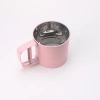 Stainless steel handheld flour sieve, baking tool, non-stick flour sieve, cup-type semi-automatic flour sieve Item Picture